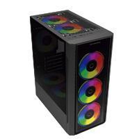 GABINETE GAMER BALAM RUSH DRAGONFLY II CRYSTAL GM745S MEDIA TORRE