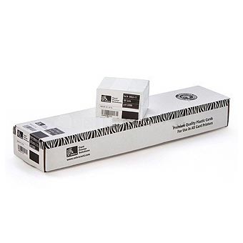 TARJETAS ZEBRA DE PVC BLANCA PAQUETE DE 500 104523-111 - ZEBRA