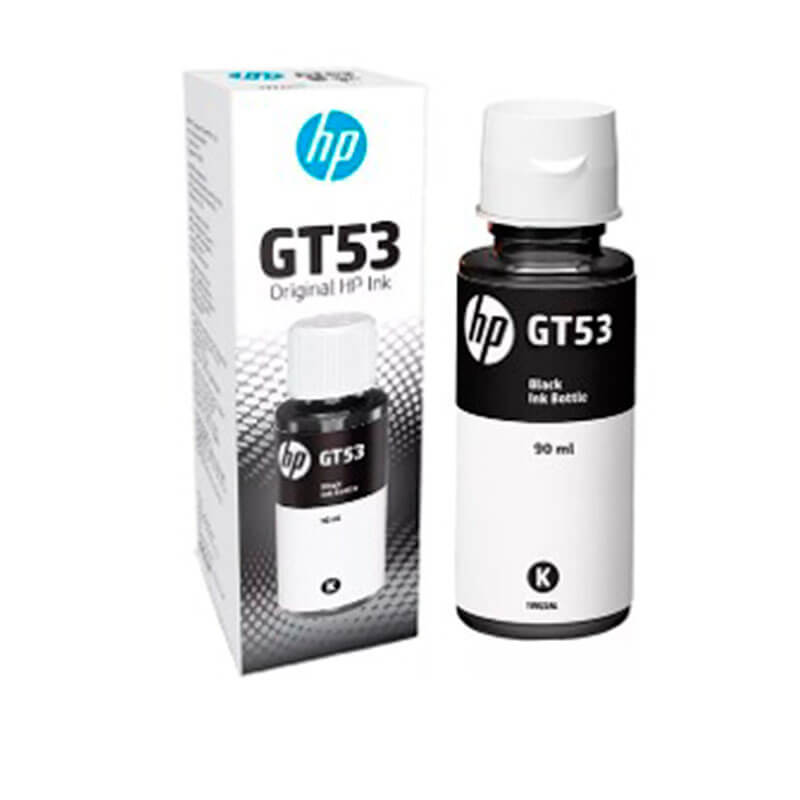 1VV22AL BOTELLA DE TINTA HP GT53 NEGRO DESING JET DE 90 ML 1VV22AL