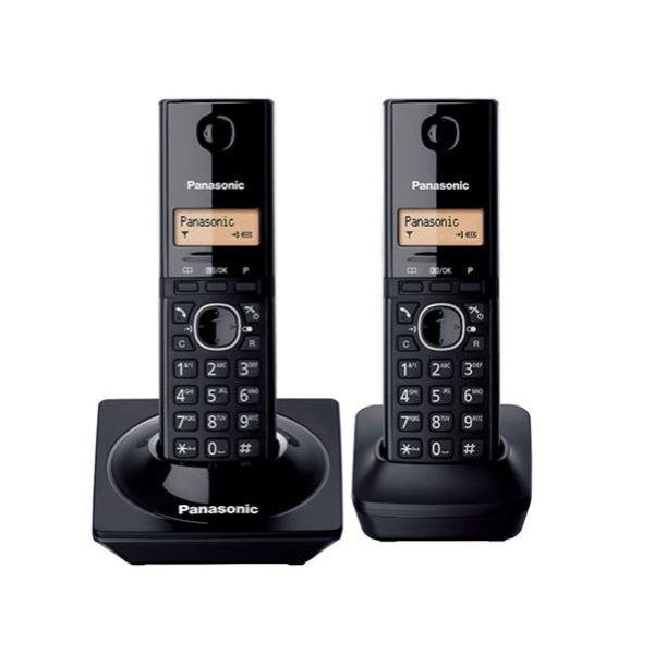 Panasonic Telefono Inalambrico P lcd 1 25   1 Auri Negro Kx Tg1712Meb  - KX-TG1712MEB