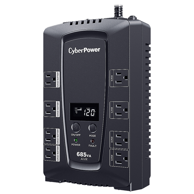 CP685AVRLCDA Ups No Break Cyberpower Cp685Avrlcda 685Va 390W Lcd Avr  8Cont