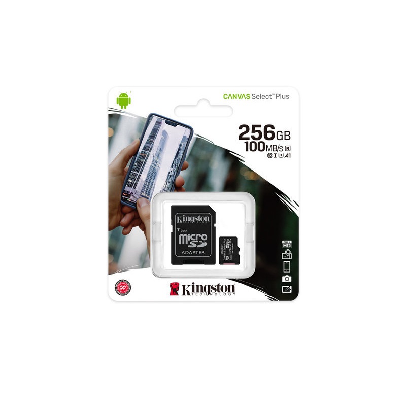 SDCS2/256GB MEMORIA FLASH KINGSTON 256GB MICRO SDHC SDCS2/256GB