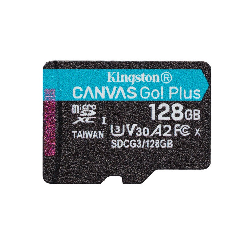 Memoria Kingston Micro Sdxc Canvas Go  Plus 170R A2 U3 V30 128Gb SDCG3/128GB - SDCG3/128GB
