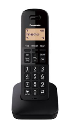 Panasonic Telefono Inalambrico P lcd 1 4 Moderno Negro  Kx Tgb310Meb  - PANASONIC