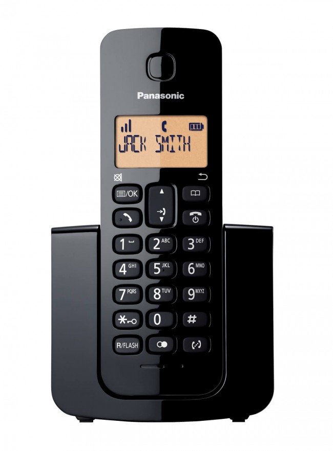 Panasonic Telefono Inalambrico P lcd 1 4 Compacto Negro Kx Tgb110Meb  - PANASONIC