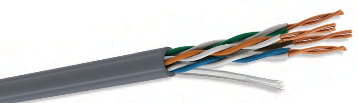 Condumex Cable Utp Cat5E Bravotwist 4Pares 24 Awg Gris 305M 66445632  - 66445632