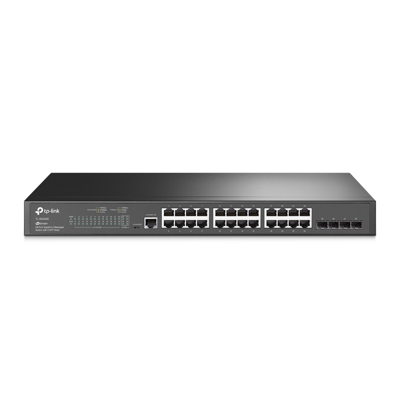 TL-SG3428 TP-LINK SWITCH ADMI JETSTREAM DE 24PTOS GB L2/4PTOS SFP/TL-SG3428