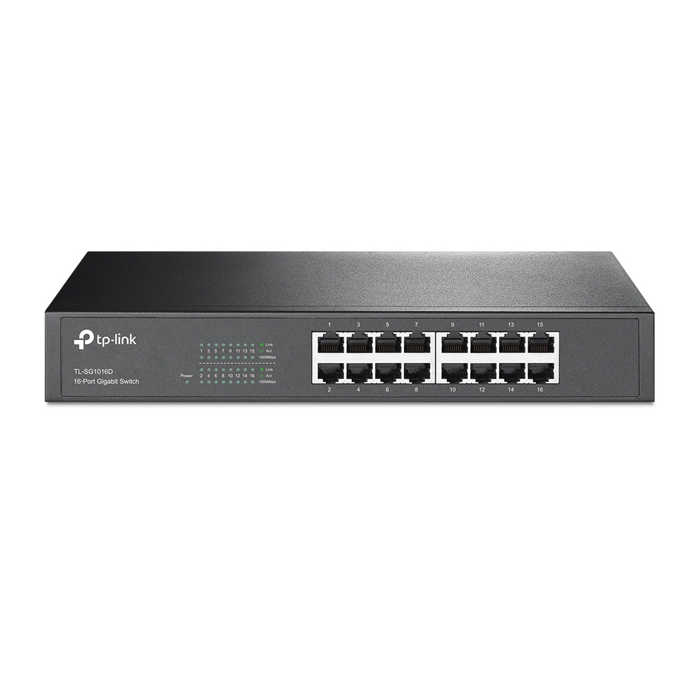 TL-SG1016D TP-LINK SWITCH ESCRITORIO 16PTOSGIGA/SAVEENERGY 40/TL-SG1016D