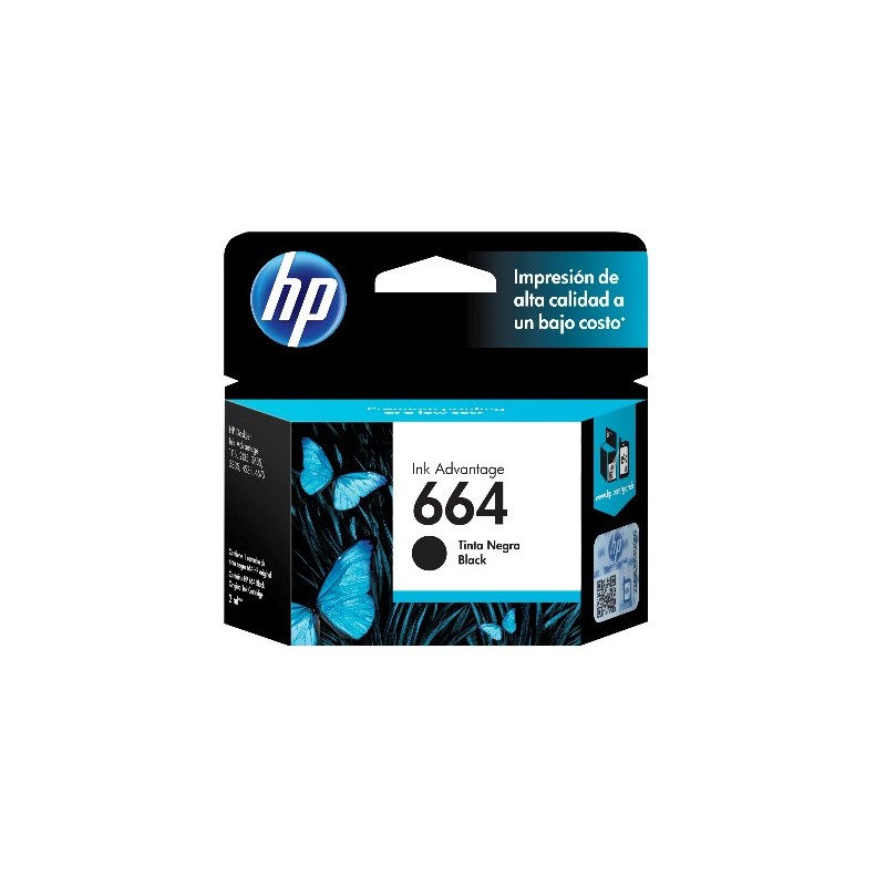 F6V29AL CARTUCHO TINTA ORIGINAL HP 664 NEGRO F6V29AL