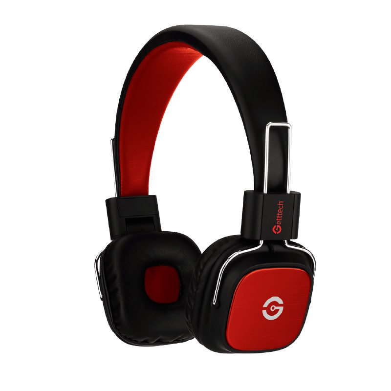 Diadema Headset Getttech Gh 3500R Reveal 3 5Mm C Mic Rojo - GETTECH