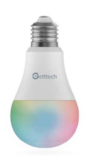 Foco Inteligente Getttech Gsr 71001 Rainbow Smart Light Bulb Wifi App - GETTECH