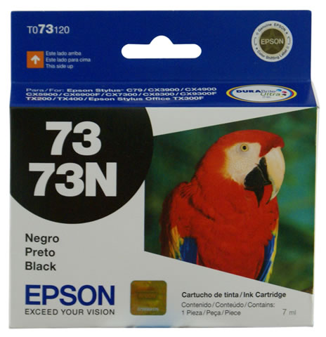 TINTA EPSON STYLUS 73N NEGRO T073120-AL - EPSON