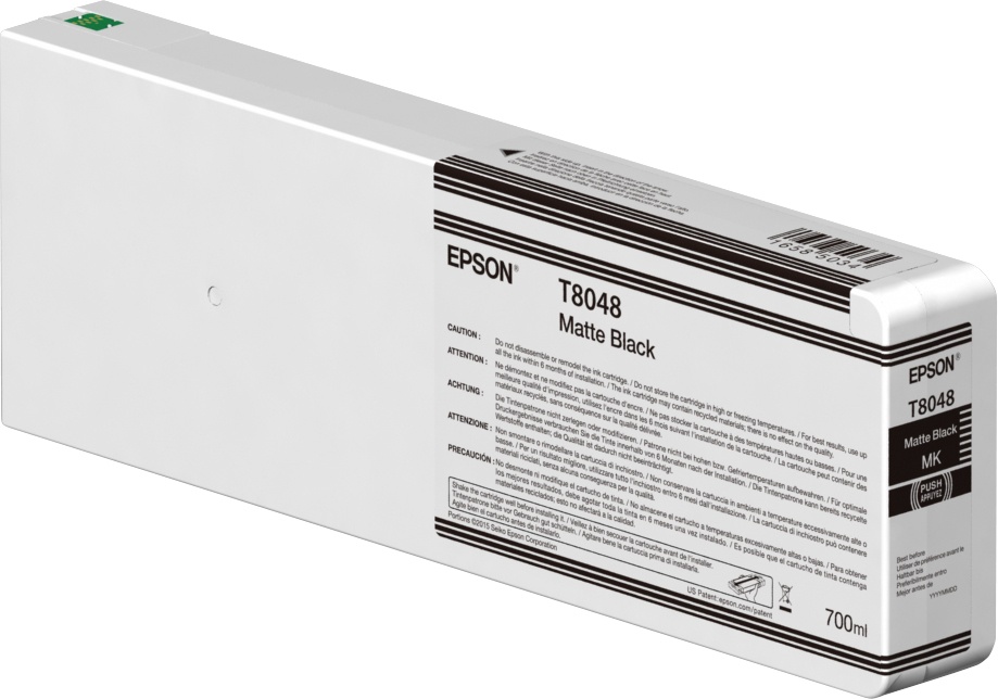 CARTUCHO EPSON T804 NEGRO MATTE P6000-P9000 700ML SURECOLOR T804800 - T804800