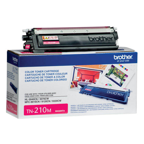 TONER BROTHER MAGENTA 1400 PAG PARA HL3040CN 3070CW MFC9010CN TN210M - TN210M