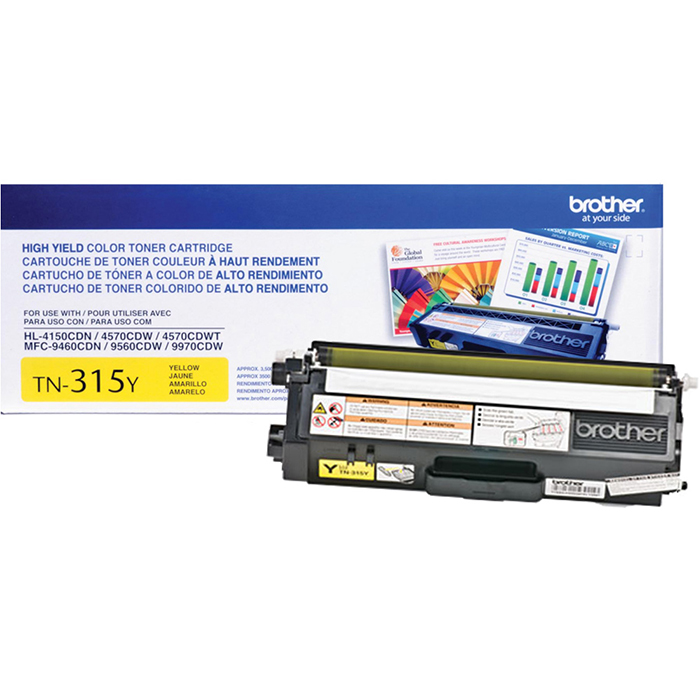 TONER BROTHER AMARILLO ALTO RENDIMIENTO PARA MCF9970CDW TN315Y - BROTHER