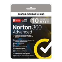Norton 360 Advanced  10 Dispositivos   1 Ao Caja 21443260 - NORTON