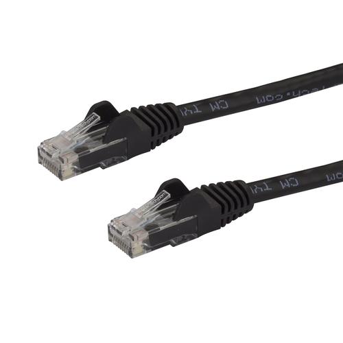 StarTech.com Cable de conexión UTP Cat6 UTP negro de 3 pies - ETL verificado - N6PATCH3BK
