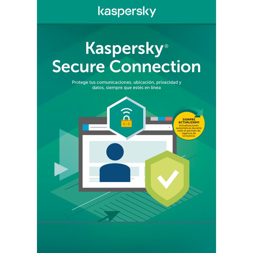 ESD KASPERSKY SECURE CONNECTION 1-USUARIO  5-DISPOSITIVOS 1-AÑO UPC  - KASPERSKY