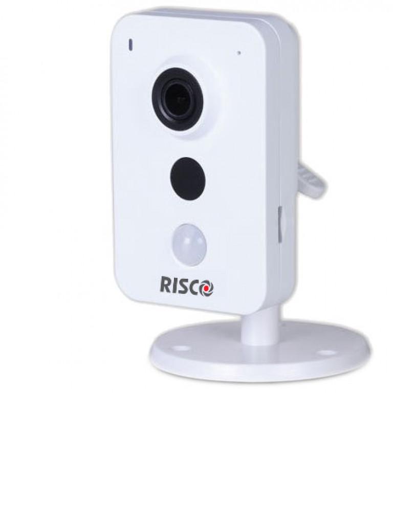 RISCO RVCM11W CUBE CAM - Cámara IP 720 P Audio Bidireccional WI-FI PLUG & PLAY Color HD Para Video-Verificación RISCO CLOUD - RISCO