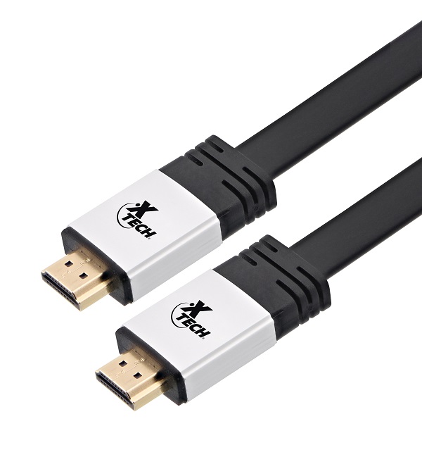 Xtech - HDMI cable - Component video / audio - HS Flat10ft XTC-620 - XTECH