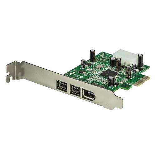 ADAPTADOR TARJETA PCI EXPRESS FIREWIRE 800/400 3 PUERTOS 1394A. UPC 0065030825139 - PEX1394B3