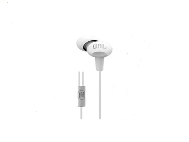 JBL - C100 - Earphones - Para Phone - Wired - Blanco - JBL