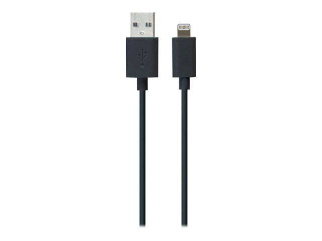 iLuv iCB263 - Cable de datos / alimentación - USB macho a Lightning macho - 914 cm - negro - ICB263BLK