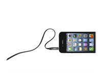 Belkin MIXIT Aux Cable - Cable de audio - mini-phone stereo 3.5 mm macho a mini-phone stereo 3.5 mm macho - 91 cm - negro - plano - para Apple iPhone/iPod - AV10127tt03-BLK
