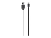 Belkin MIXIT 4ft Lightning to USB ChargeSync Cable, Black - Cable Lightning - Lightning macho a USB macho - 1.2 m - negro - BELKIN