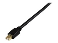 MDP2DVIMM3BS StarTech.com Cable de 91cm Adaptador Conversor Mini DisplayPort a DVI - Convertidor Activo - MiniDP Macho - DVI Macho - 1920x1200 - Cable DisplayPort - Mini DisplayPort (M) a DVI-D (M) - 90 cm - activo - negro