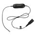 88001-99 Jabra Smart Cord  Cable Para Auriculares  Negro  Para Cisco Ip Phone 78Xx Biz 2300 Mitel 74Xx Dialog 42Xx 44Xx 5446 Snom 71X