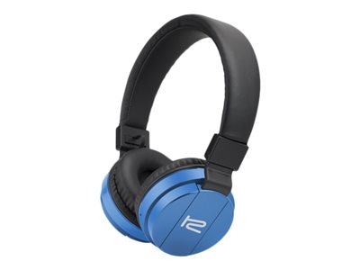 Klip Xtreme KHS-620 - Auriculares con diadema con micro - en oreja - Bluetooth - inalámbrico - azul - KLIP XTREME