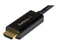 StarTech.com Cable Adaptador Mini DisplayPort a HDMI de 5m - 4K 30Hz - UltraHD - Cable con Adaptador Incluido - Negro - Cable adaptador - Mini DisplayPort macho a HDMI macho - 5 m - negro - compatibilidad con 4K - MDP2HDMM5MB