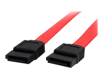 StarTech.com Cable SATA 0,45m - Rojo - 18in Pulgadas Cable Serial ATA - Cable SATA - SATA (H) a SATA (H) - 45.8 cm - para P/N: 10P6G-PCIE-SATA-CARD, 2P6G-PCIE-SATA-CARD, 4P6G-PCIE-SATA-CARD, 6P6G-PCIE-SATA-CARD - SATA18