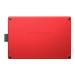 Wacom One by Wacom - Digitalizador - diestro y zurdo - 15.2 x 9.5 cm - electromagnético - cableado - USB - negro, rojo - WACOM