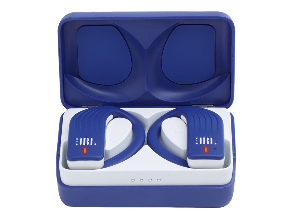 JBL Endurance Peak - Auriculares inalámbricos con micro - en oreja - Bluetooth - azul - JBLENDURPEAKBLUAM