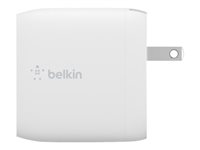 Belkin   24 Vatios  48 A  2 Conectores De Salida Usb  Blanco - BELKIN
