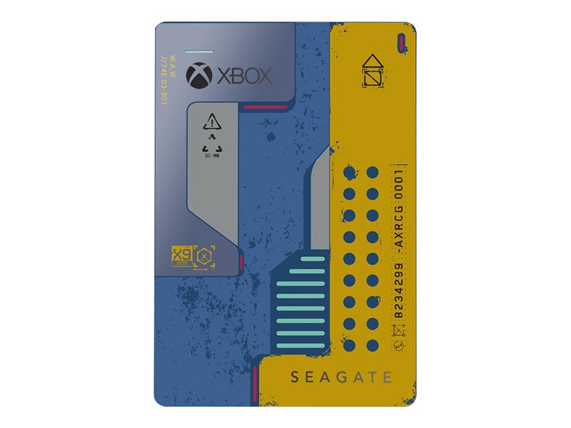 STEA2000428 Seagate Game Drive Para Xbox Stea2000428  Cyberpunk 2077 Special Edition  Disco Duro  2 Tb  Externo Porttil  Usb 30  Amarillo Y Azul  Para Xbox One Xbox One S Xbox One X
