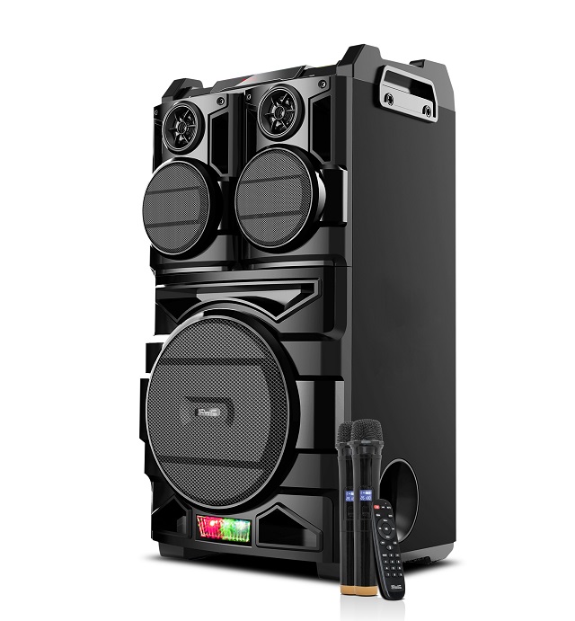 Klip Xtreme KWS-920 - Speaker - Wired - Black - System Wireless Mics - KWS-920