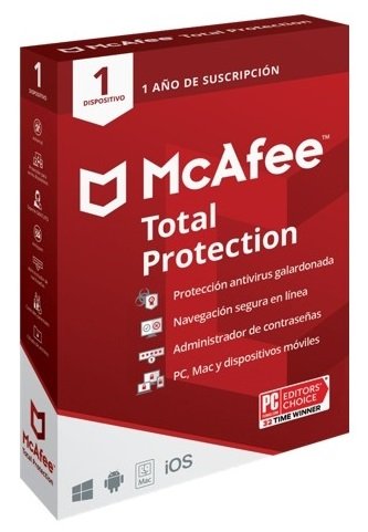 MCAFEE TOTAL PROTECTION 01-device UPC - MTP0ALNR1RAAM