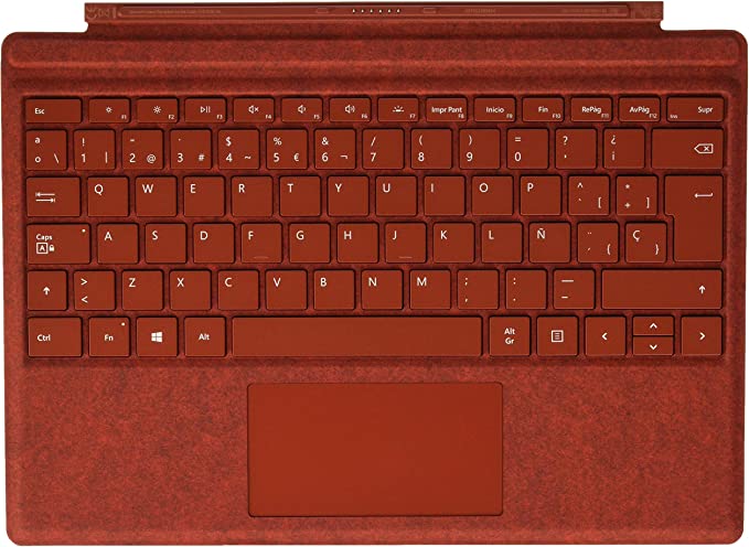 Microsoft Surface Pro Type Cover Rojo Amapola Comm - MICROSOFT