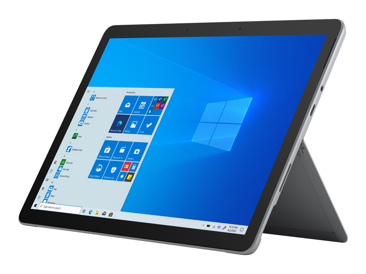 Microsoft Surface Go 3 - Tableta - Intel Pentium Gold 6500Y / 1.1 GHz - Win  10 Pro - UHD Graphics 615 - 4 GB RAM - 64 GB eMMC - 10.5 pantalla táctil  1920 x 1280 - NFC, Wi-Fi 6 - platino - comercial8V8-00016