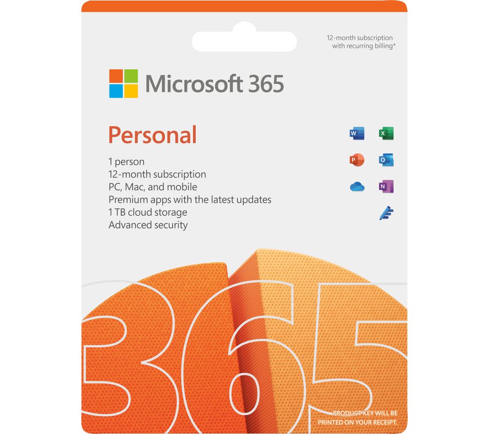 Microsoft 365 Personal - Licencia de suscripción (1 año) - 1 persona -  descarga - Win, Mac, Android, iOSQQ2-01406