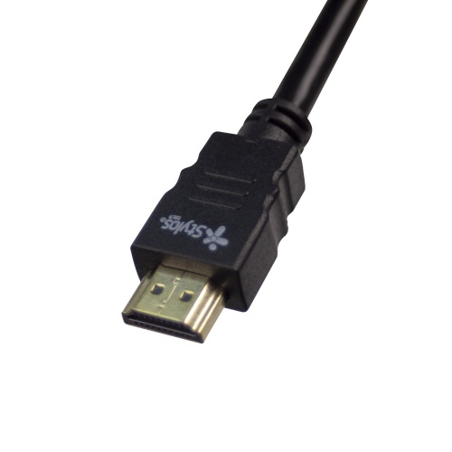 CABLE HDMI STYLOS 2 MTS CIRCULAR NEGRO (STACHD22905018) - STACHD22905018