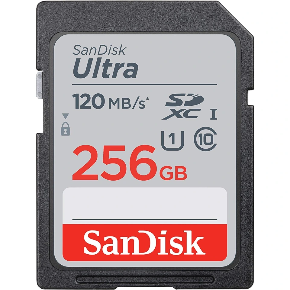 Sandisk Ultra  Tarjeta De Memoria Flash  256 Gb  UhsI U1  Class10  Sdxc UhsI - SANDISK