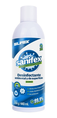 SANITIZANTE DESINFECTANTE DE SUPERFICIES SILIMEX SANIFEX ESPUMA 440 ML - SANIFEX ESPUMA 440