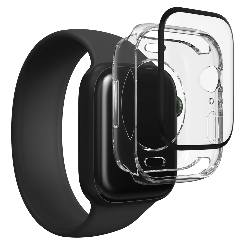 Zagg Invisibleshield Glassfusion 360  Protector De Pantalla Para Reloj Inteligente  Cristal  Transparente  Para Apple Watch 45 Mm - ZAGG