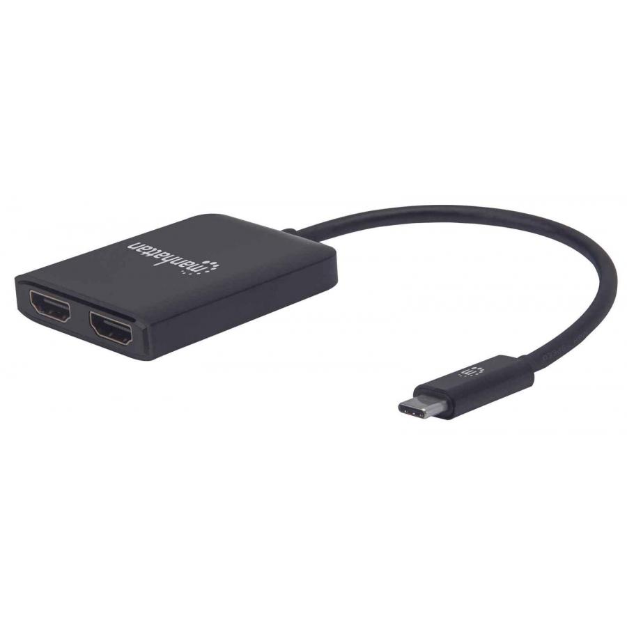CONVERTIDOR DE USB-C A DOS PUERTOS HDMI 4K30HZ - 152969