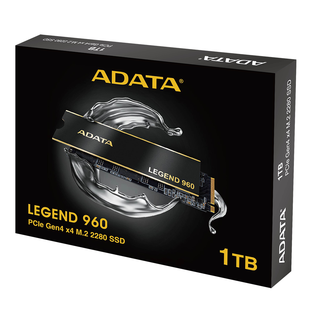 UNIDAD SSD M.2 ADATA LEGEND 960 1TB PCIe G4 NEGRO (ALEG-960-1TCS) - ADATA