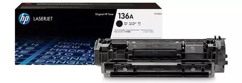 Tóner HP Original LaserJet 136A Color Negro, W1360A - W1360A-GO